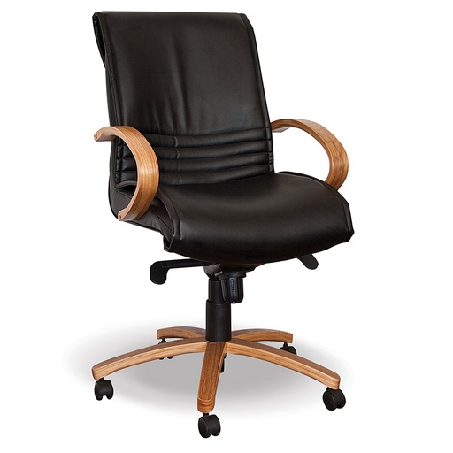 PIMENTO MID BACK - Wood with Arms