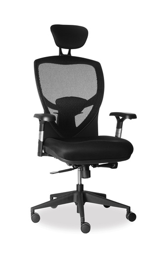 FALCON HIGH BACK Chair with Headrest & Mesh Seat