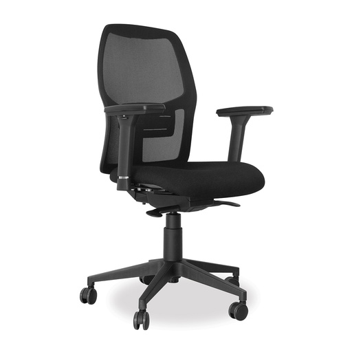 VENUS MEDIUM BACK CHAIR Without Headrest Black (Investicor)